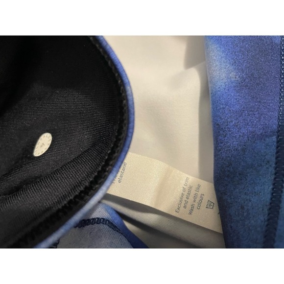 Lululemon Women’s Train Time Crop Leggings Blue Blossom Size 4 - Picture 6 of 7